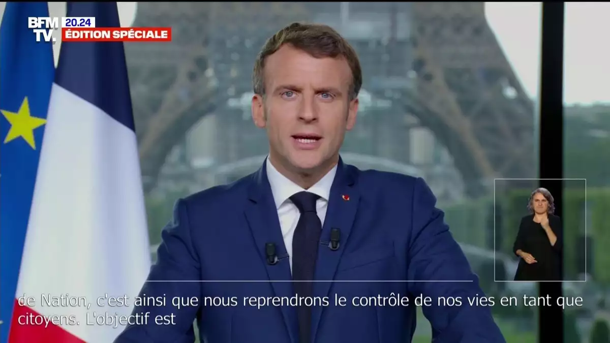 Regardez l intégralité de l allocution d Emmanuel Macron Allo Trends