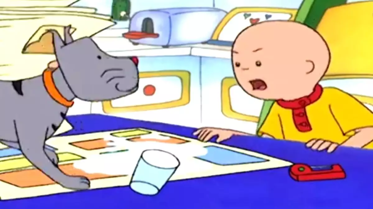 Caillou Et L Affiche Caillou En Fran Ais Allo Trends