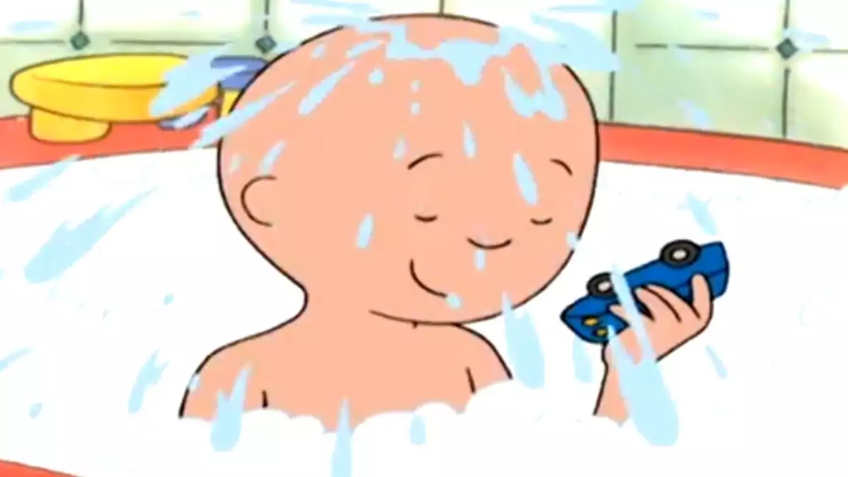 Caillou En Fran Ais Caillou Va Au Lave Auto Dessin Anim Nouvel