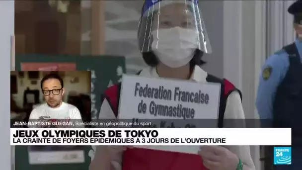 Jeux olympiques de Tokyo : la crainte de foyers épidémiques à trois jours de l'ouverture