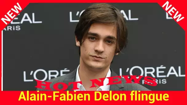 Alain-Fabien Delon flingue son père : « Il rend les gens fous »