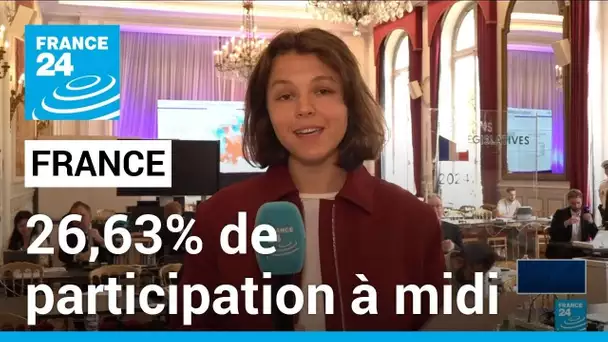 Second tour des législatives : 26,63% de participation à midi, au plus haut depuis 1981