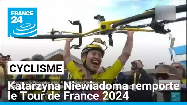 Cyclisme : la Polonaise Katarzyna Niewiadoma remporte son premier Tour de France • FRANCE 24