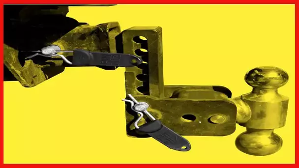 Pin Wiz Towing Trailer Hitch Pin and Clips with Easy Pull Tab