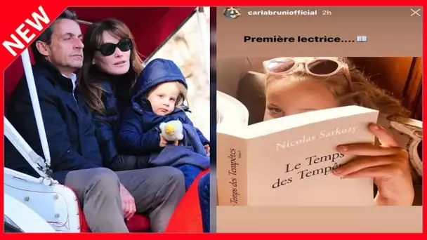 ✅  Nicolas Sarkozy : cette image touchante de sa fille Giulia, sa « première lectrice »