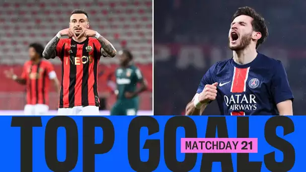 Les PLUS BEAUX BUTS de la 21ème journée | Ligue 1 McDonald's 24/25