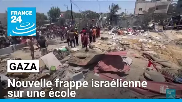 Gaza : une nouvelle frappe sur une école près de Khan Younès fait plusieurs morts • FRANCE 24