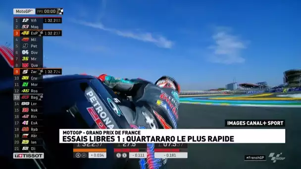 Essais 1 : Quartararo le plus rapide