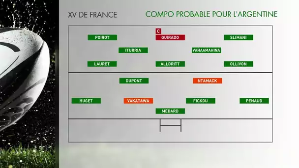 Vakatawa et Ntamack devraient débuter