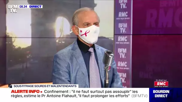 Axel Kahn face à Jean-Jacques Bourdin sur RMC et BFMTV