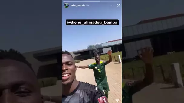 Le jeune crack Marseillais 🤝😍💙 #Mendy #Dieng #Senegal #WCQ