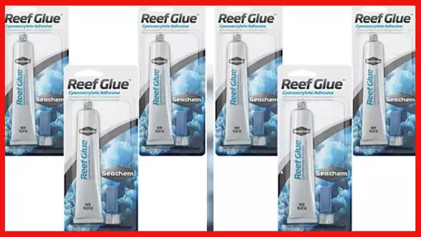 Seachem Reef Glue Cyanoacrylate Gel Coral Frag Mounting, 20g Each (3 Pack)