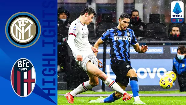 Inter 3-1 Bologna | 2 Goals From Hakimi And Goal From Lukaku, Inter Beat Bologna | Serie A TIM