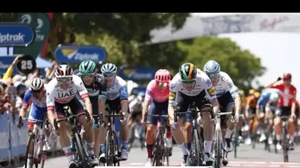 Le sprint victorieux de Sam Bennett lors de la 1re étape - Cyclisme - Tour Down Under