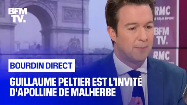 Guillaume Peltier face à Apolline de Malherbe en direct