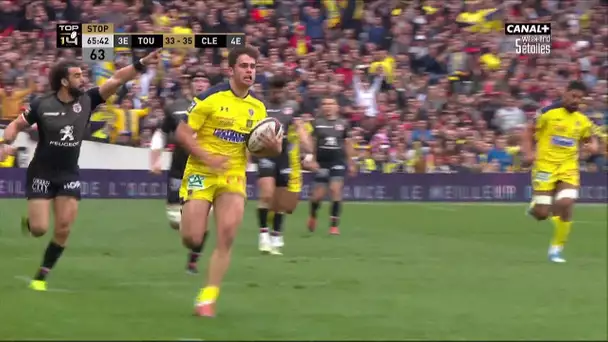 Top 14 - 22ème Journée - Toulouse / Clermont : Le 3ème essai de Penaud face à Toulouse