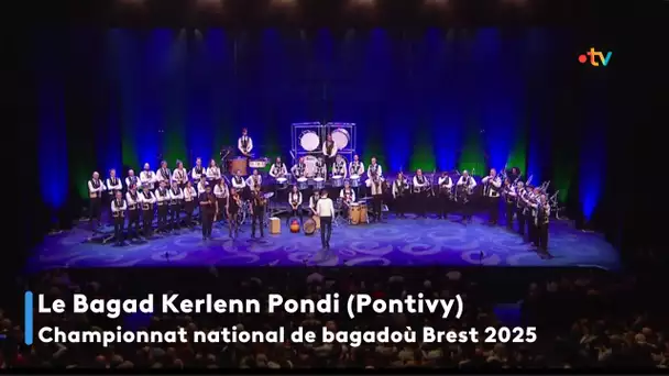 Bagad Kerlenn Pondi (Pontivy) au championnat des bagadoù 2025