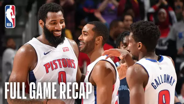 GRIZZLIES vs PISTONS | Detroit Has No Quit In Epic Comeback  | April 9, 2019