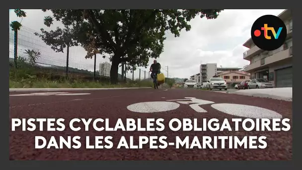 Les pistes cyclables obligatoires dans cette commune des Alpes-Maritimes