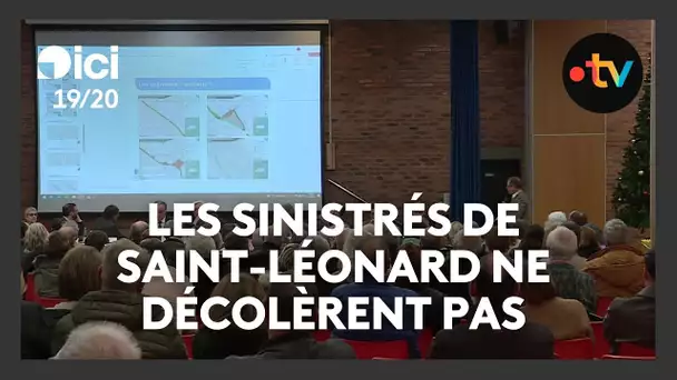 Inondations : les sinistrés de Saint-Léonard ne décolèrent pas