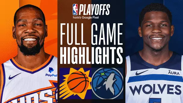 #6 SUNS at #3 TIMBERWOLVES | FULL GAME 1 HIGHLIGHTS | April 20, 2024