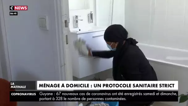 Ménage à domicile : un protocole sanitaire strict