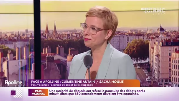 L'échange entre Clémentine Autain (LFI) et Sacha Houlié (LREM) sur RMC