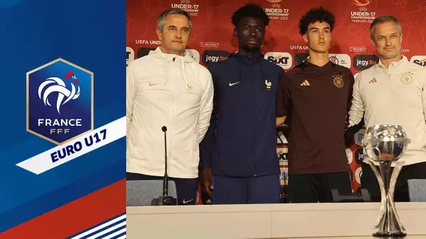 Les Bleuets avant la finale de l'Euro U17 I FFF 2023