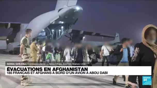 Évacuations en Afghanistan : 185 Français et Afghans à bord d'un avion à Abou Dabi