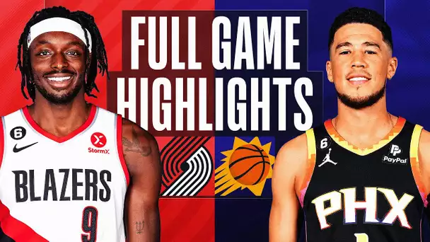 TRAIL BLAZERS at SUNS | NBA FULL GAME HIGHLIGHTS | November 4, 2022