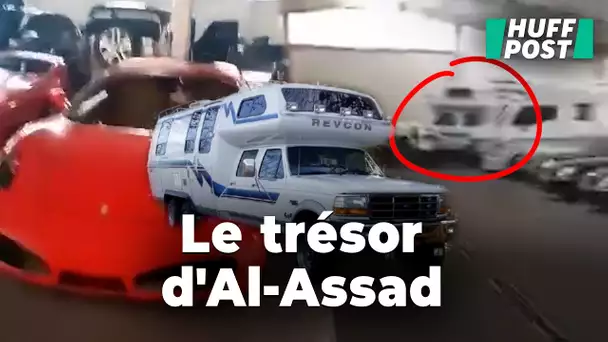 Les rebelles ont mis la main sur la clinquante (et bizarre) collection de voiture d’Assad