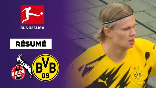 Résumé : D’un doublé, Haaland sauve Dortmund contre Cologne !