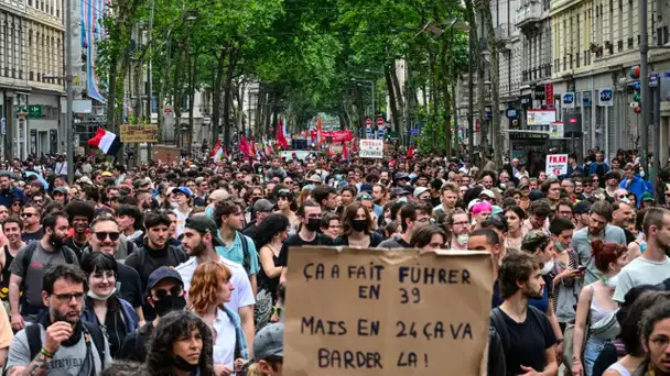 Lyon : des milliers de personnes manifestent à leur tour contre le Rassemblement national