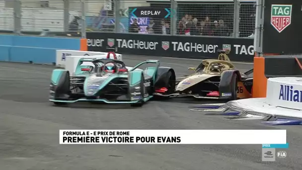 Formule E - Eprix de Rome - Première victoire pour Evans