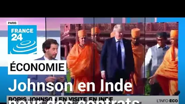 Boris Johnson en quête de contrats en Inde • FRANCE 24