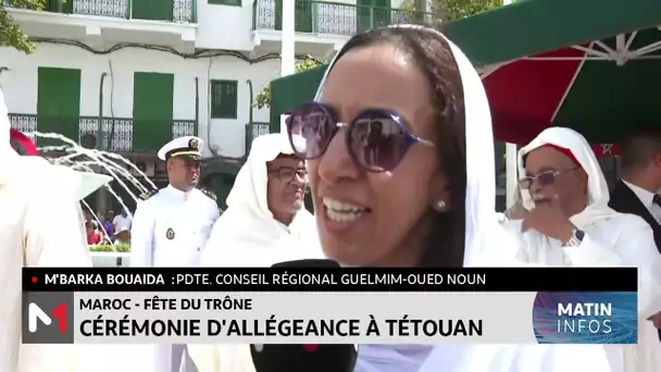 Maroc-Fête du trône : cérémonie d'allégeance à Tétouan