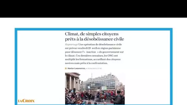 "Climat : de simples citoyens prêts à la désobéissance civile"