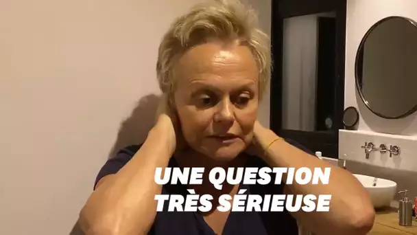 Durant le confinement, Muriel Robin a un message à faire passer aux coiffeurs