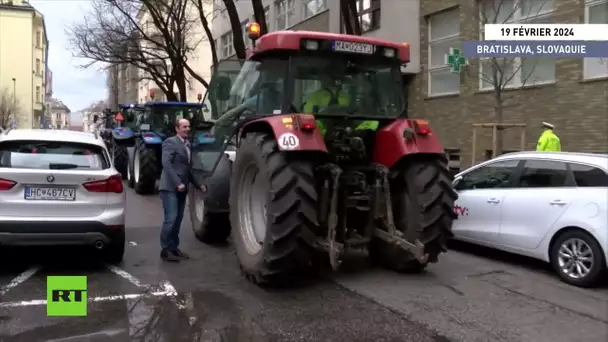 🇸🇰  Slovaquie : les agriculteurs se mobilisent pour obtenir une aide immédiate