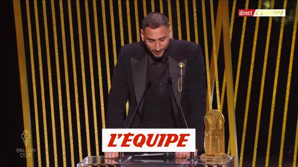 Donnarumma, élu gardien de l'année - Foot - Trophée Yachine