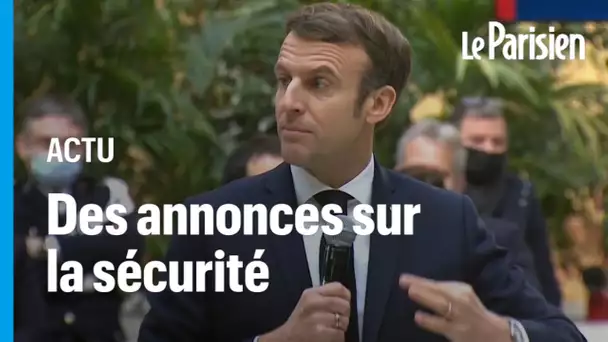 Effectifs policiers, amendes... Ce qu’il faut retenir des annonces de Macron sur la sécurité