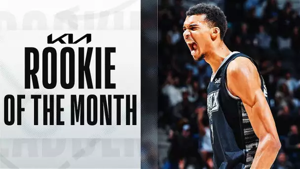 Victor Wembanyama's January Highlights | Kia NBA Western Conference Rookie of the Month #KiaROTM