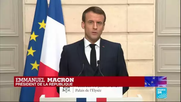 Le Royaume-Uni quitte l'UE : "Ce départ est un choc", selon Emmanuel Macron