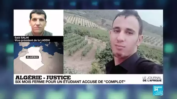 Algérie: un étudiant accusé de "complot contre l'Etat" condamné à 6 mois de prison ferme