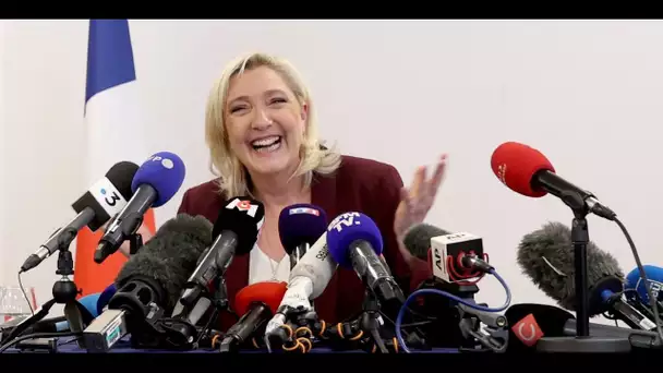 Le Pen critique l'absence de débat avec Macron mais revendique le tri des journalistes