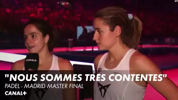 La réaction de Sanchez et Josemaria après leur victoire - Madrid Master Final