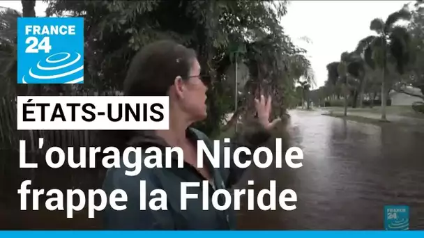 États-Unis : l'ouragan Nicole, rétrogradé en tempête tropicale, frappe la Floride • FRANCE 24