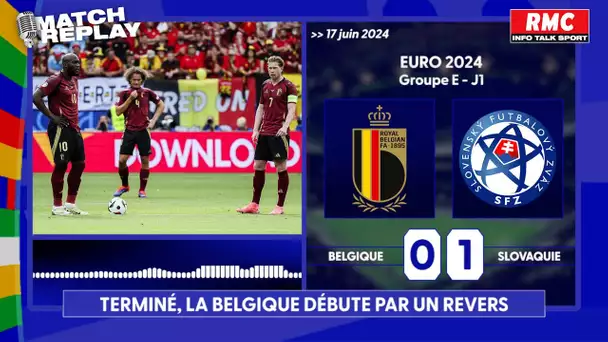 Euro 2024 : Deux buts refusés, la Belgique chute contre la Slovaquie
