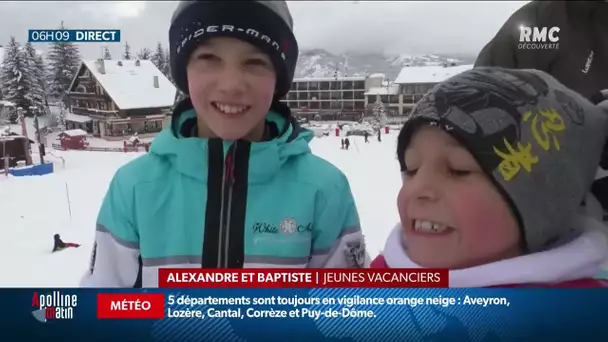 Pas de ski à la montagne mais de la luge et des balades en raquettes