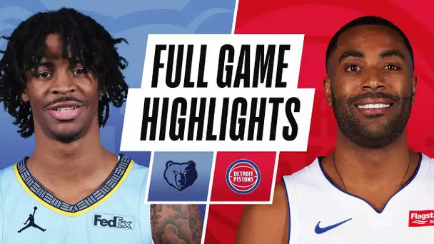 GRIZZLIES at PISTONS | FULL GAME HIGHLIGHTS | May 6, 2021